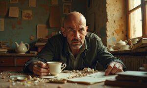 Flux_Dev_A_fortyyearold_whiteskinned_Hungarian_bald_writer_wit_0